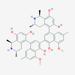 molecular formula C46H48N2O8 B1208834 米切拉胺A 