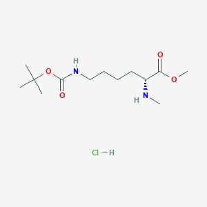 molecular formula C13H27ClN2O4 B12088343 N-Me-D-Lys(Boc)-OMe.HCl 