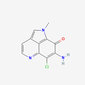 molecular formula C11H8ClN3O B1208836 Isobatzelline E CAS No. 437980-21-7