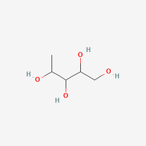 molecular formula C5H12O4 B1208840 1-Deoxy-d-ribitol CAS No. 13942-77-3