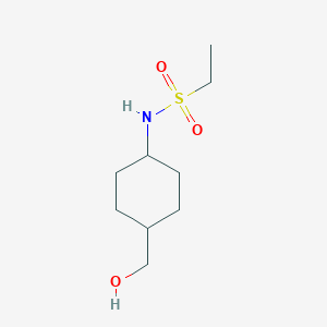 molecular formula C9H19NO3S B12088405 N-[trans-4-(hydroxymethyl)cyclohexyl]ethane-1-sulfonamide CAS No. 2169920-32-3