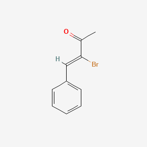 molecular formula C10H9BrO B12088411 (Z)-3-bromo-4-phenylbut-3-en-2-one 
