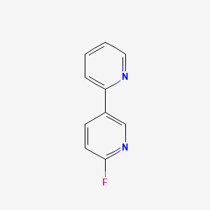 molecular formula C10H7FN2 B12088496 6'-Fluoro-2,3'-bipyridine 