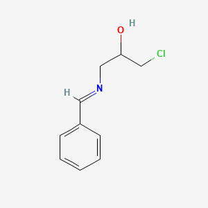 molecular formula C10H12ClNO B12088519 1-(Benzylideneamino)-3-chloro-propan-2-ol CAS No. 6937-15-1