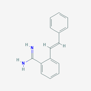 molecular formula C15H14N2 B12088527 trans-Stilbamidine 