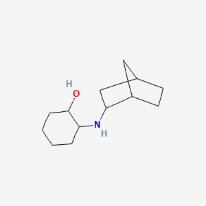 molecular formula C13H23NO B12088556 2-({Bicyclo[2.2.1]heptan-2-yl}amino)cyclohexan-1-ol 
