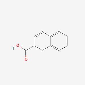 molecular formula C11H10O2 B1208857 2-Naphthalenecarboxylic acid, 1,2-dihydro- CAS No. 3408-30-8