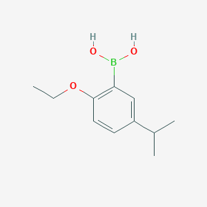 molecular formula C11H17BO3 B12088572 Boronic acid, B-[2-ethoxy-5-(1-methylethyl)phenyl]- CAS No. 1127647-66-8