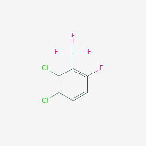 molecular formula C7H2Cl2F4 B12088576 2,3-Dichloro-6-fluorobenzotrifluoride CAS No. 1221272-79-2