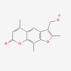 molecular formula C15H14O4 B1208858 Hydroxymethyltrioxsalen CAS No. 62442-59-5