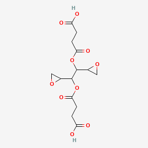 B1208860 3,4-Disuccinyldianhydrogalactitol CAS No. 66913-57-3