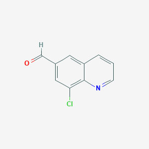 molecular formula C10H6ClNO B12088612 8-Chloroquinoline-6-carbaldehyde CAS No. 916812-11-8