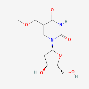 molecular formula C11H16N2O6 B1208862 5-Methoxymethyl-2'-deoxyuridine CAS No. 5116-22-3