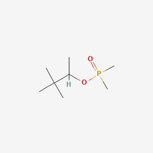 molecular formula C8H19O2P B1208863 1,2,2-Trimethylpropyl dimethylphosphinate CAS No. 92411-69-3