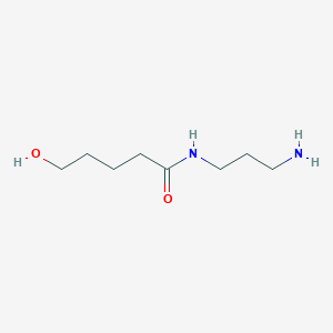 molecular formula C8H18N2O2 B12088639 N-(3-aminopropyl)-5-hydroxypentanamide 