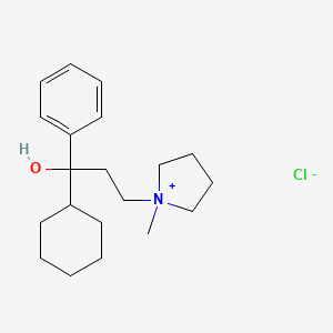 molecular formula C20H32ClNO B1208870 Tricyclamol Chloride CAS No. 3818-88-0