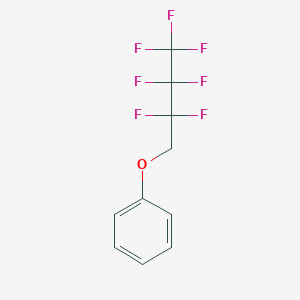 molecular formula C10H7F7O B12088724 1H,1H-Heptafluorobutoxybenzene 