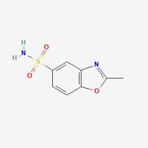molecular formula C8H8N2O3S B12088763 2-Methyl-1,3-benzoxazole-5-sulfonamide CAS No. 1094671-85-8