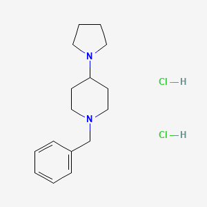 molecular formula C16H26Cl2N2 B12088781 1-Benzyl-4-pyrrolidin-1-ylpiperidine, dihydrochloride CAS No. 4983-38-4