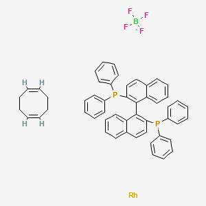 molecular formula C52H44BF4P2Rh- B12088823 [Rh COD (R)-Binap]BF4 