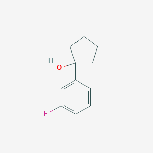 molecular formula C11H13FO B12088830 1-(3-Fluorophenyl)cyclopentan-1-ol 