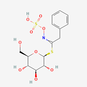 molecular formula C14H19NO9S2 B1208891 Glucotropaeolin CAS No. 499-26-3