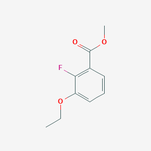 molecular formula C10H11FO3 B12088914 Methyl 3-ethoxy-2-fluorobenzoate 
