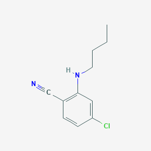 molecular formula C11H13ClN2 B12088944 2-(Butylamino)-4-chlorobenzonitrile 