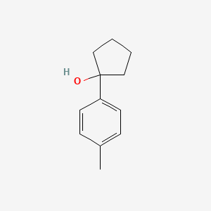 molecular formula C12H16O B12088998 1-(4-Methylphenyl)cyclopentan-1-ol 