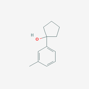 molecular formula C12H16O B12089067 1-(3-Methylphenyl)cyclopentan-1-ol 
