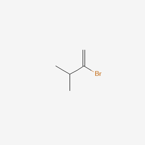 molecular formula C5H9Br B12089078 1-Butene, 2-bromo-3-methyl- CAS No. 31844-96-9