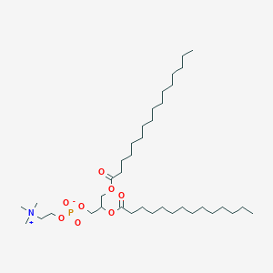 molecular formula C38H76NO8P B12089084 (3-Hexadecanoyloxy-2-tetradecanoyloxypropyl) 2-(trimethylazaniumyl)ethyl phosphate 