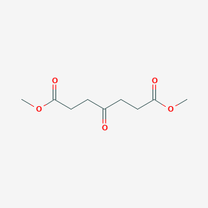 molecular formula C9H14O5 B12089090 Dimethyl 4-oxoheptanedioate CAS No. 22634-92-0