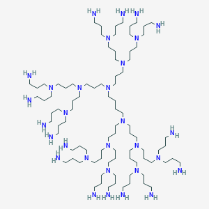 N,N,N',N'-tetrakis[3-[bis[3-[bis(3-aminopropyl)amino]propyl]amino]propyl]butane-1,4-diamine