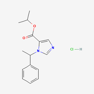 molecular formula C15H19ClN2O2 B12089104 Etomidate Impurity C HCl CAS No. 7127-05-1