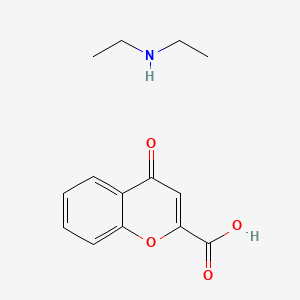 molecular formula C14H17NO4 B1208914 Chromocarb diethylamine CAS No. 23915-80-2