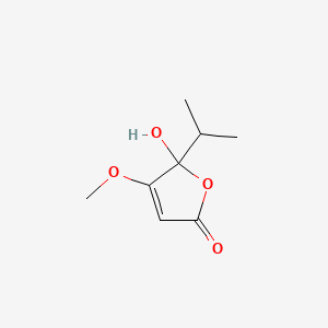 molecular formula C8H12O4 B1208915 5,6-Dihydropenicillic acid CAS No. 35973-53-6