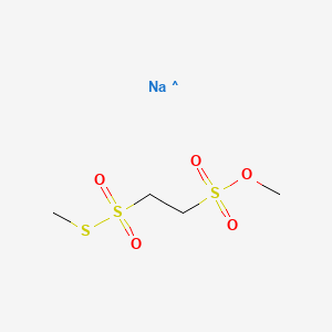 molecular formula C4H10NaO5S3 B12089196 CID 168006243 