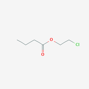 molecular formula C6H11ClO2 B12089214 Butanoic acid, 2-chloroethyl ester CAS No. 6065-72-1
