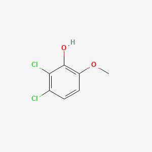 molecular formula C7H6Cl2O2 B12089269 Phenol, 2,3-dichloro-6-methoxy- CAS No. 77102-95-5