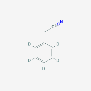 molecular formula C8H7N B120893 Benzyl-2,3,4,5,6-d5 cyanide CAS No. 70026-36-7
