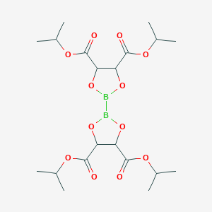 molecular formula C20H32B2O12 B12089303 Bis(diisopropyl-D-tartrateglycolato)diboron 