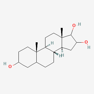 molecular formula C19H32O3 B1208935 Androstane-3,16,17-triol CAS No. 33995-19-6