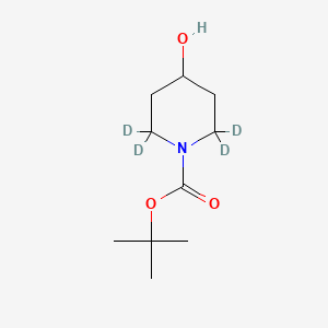 molecular formula C10H19NO3 B12089363 tert-butyl 2,2,6,6-tetradeuterio-4-hydroxypiperidine-1-carboxylate 