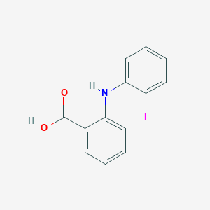 molecular formula C13H10INO2 B12089375 Benzoic acid, 2-[(2-iodophenyl)amino]- CAS No. 10166-40-2