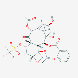 molecular formula C32H37F3O13S B120894 紫杉醇III 7-O-三氟甲磺酸酯 CAS No. 158811-19-9