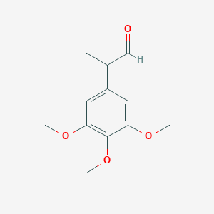molecular formula C12H16O4 B12089403 2-(3,4,5-Trimethoxyphenyl)propanal 