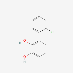 molecular formula C12H9ClO2 B1208944 2'-Chloro-biphenyl-2,3-diol CAS No. 138833-48-4