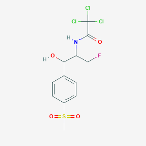 molecular formula C12H13Cl3FNO4S B12089487 N-TrichloroacetylFlorfenicolAmine 