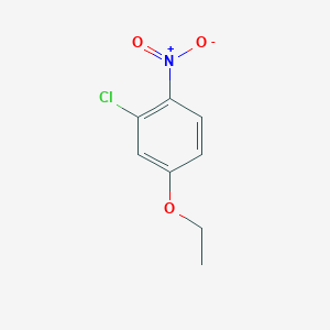 molecular formula C8H8ClNO3 B12089490 2-Chloro-4-ethoxy-1-nitrobenzene CAS No. 5391-55-9